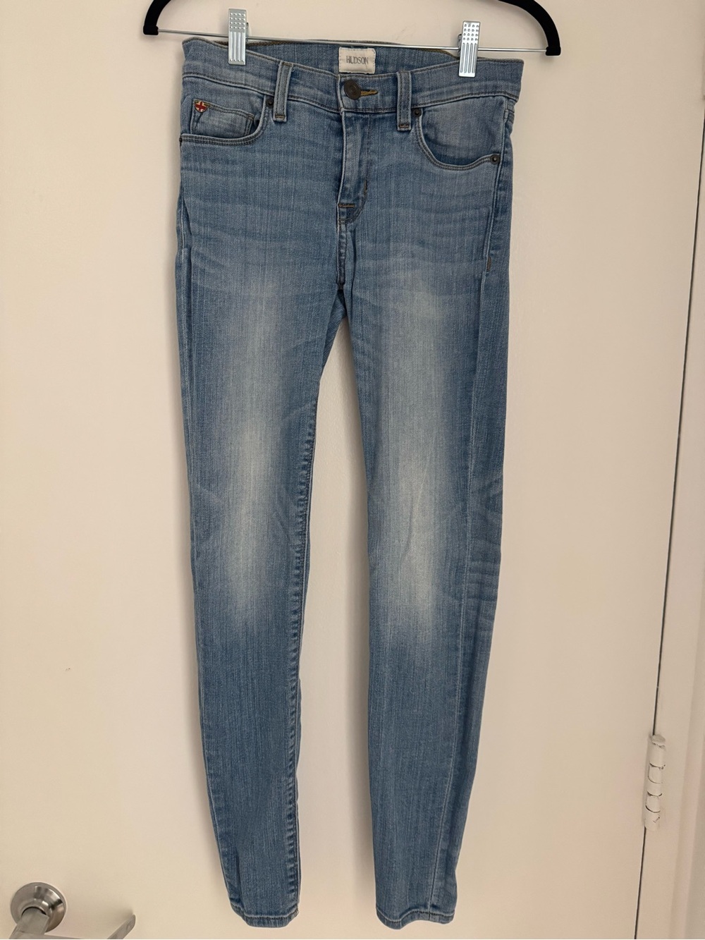 Light wash women’s Hudson jeans